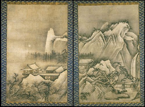 Pavilions in a Mountain Landscape, 1550, 