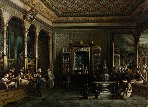 A Coffee House in Tophane, 1850, 