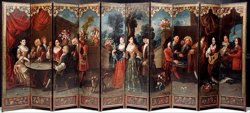 Garden Party on the Terrace of a Country Home, 1730, 