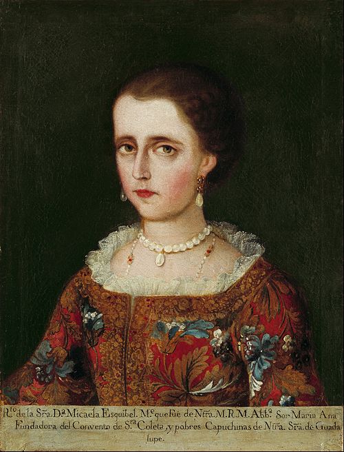 Portrait of Dona Micaela Esquibel, 1750, 