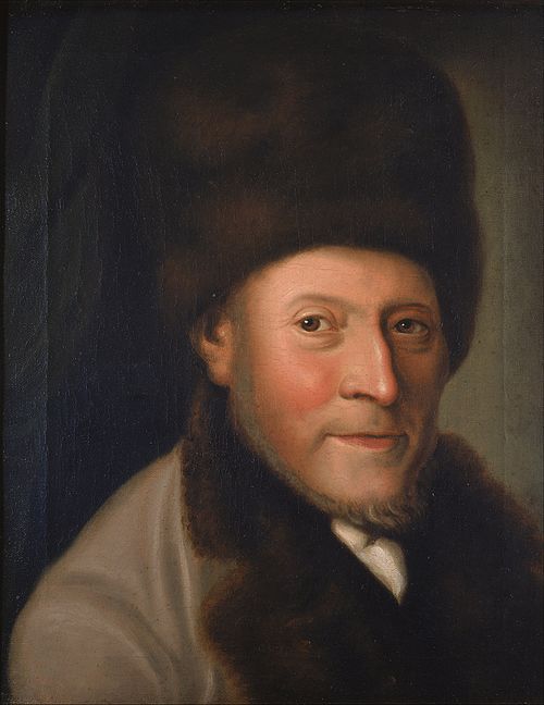 Portrait of Isaac Jacob Gans, 1790, 