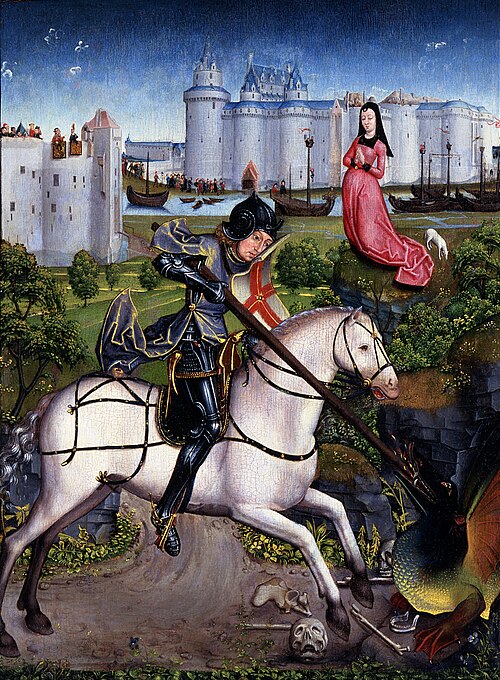 Saint George and the Dragon, 1485, 