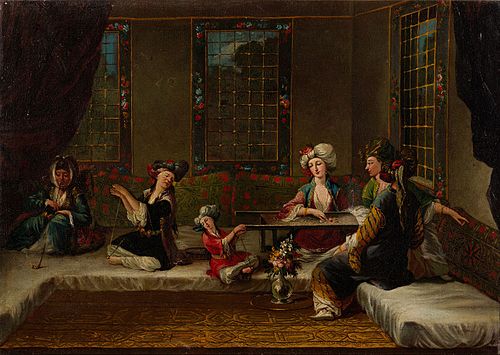 Women Embroidering, 1750, 