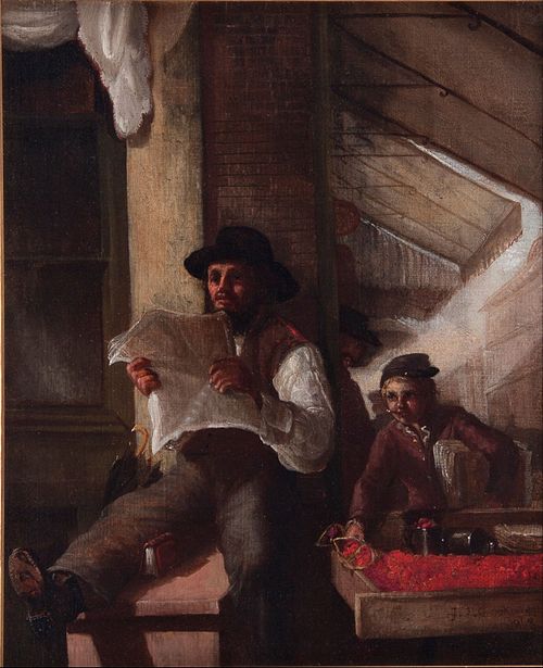 Strawberry Man at Fourth & Race, 1863, 