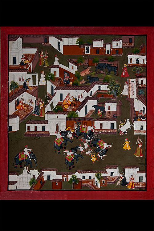 Daily life in a village, 1750, 