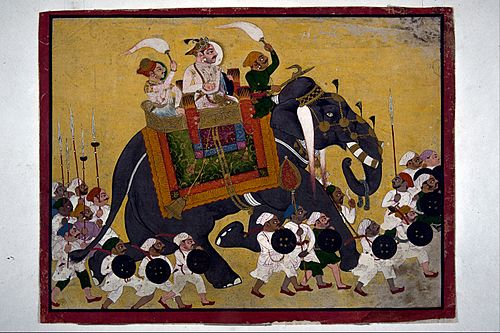 Rao Durjan Sal on a military move, 1740, 