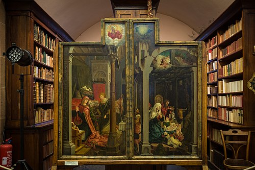 les 2 volets du retable de la Nativité de Rodern, 1521, 