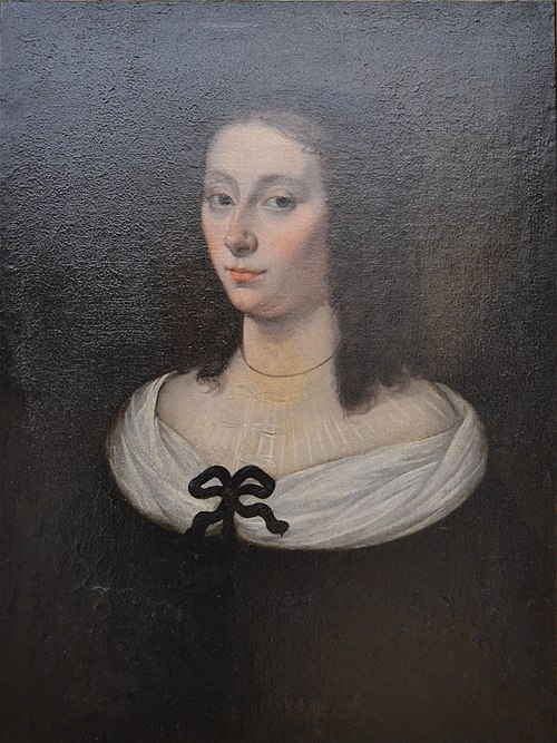 Portrait de Gilberte Perier, soeur de Blaise Pascal, 1700, 