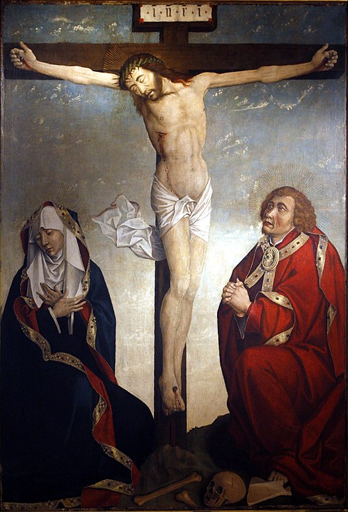 le Christ expirant entre la Vierge et saint Jean, 1500, 