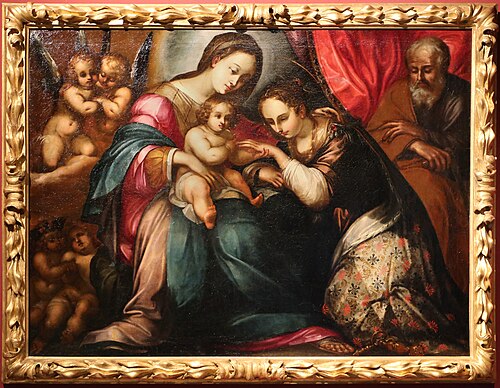 Mariage mystique de Sainte Catherine, 1620, 
