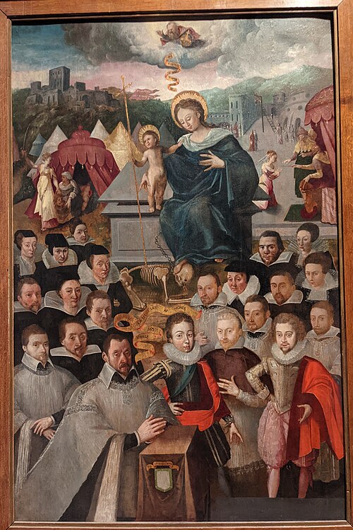 Vierge qui vint la mort lier au monde, 1618, 