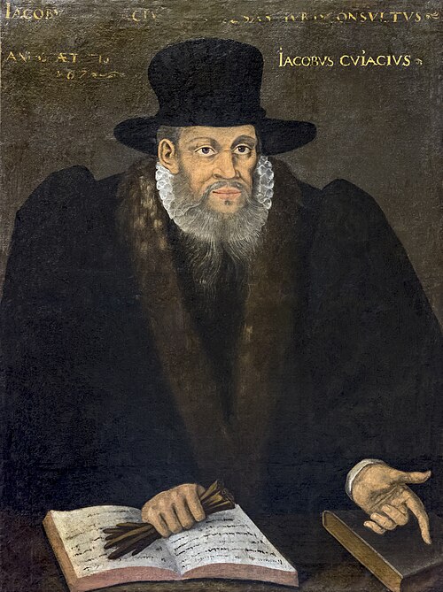 portrait de Jacques Cujas, 1650, 