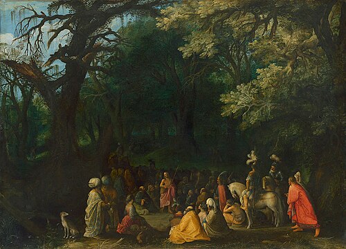 Preaching of John the Baptist, 1602, 