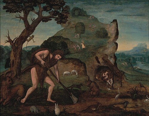 Adam's Labour after the Fall of Man, 1524, 