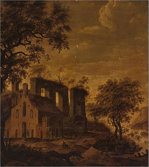 Evening Landscape with Ruin, 1650, 