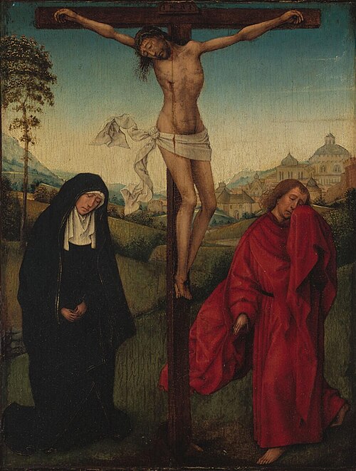 Crucifixion with the Virgin and Saint John, 1500, 