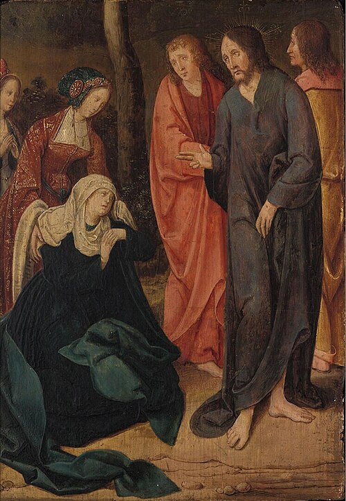 Christ taking leave of Mary, 1525, 