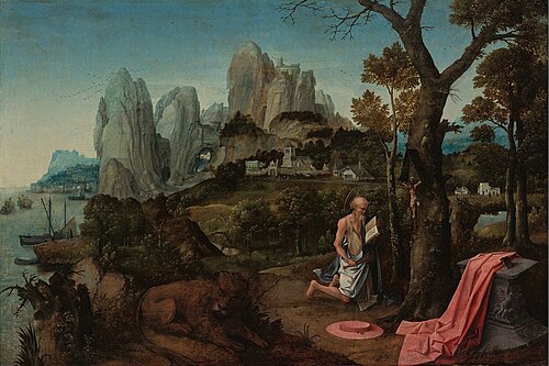 Saint Jerome in a Landscape, 1525, 