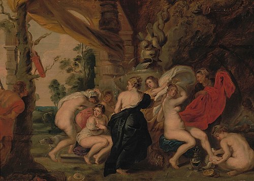 Diana and Actaeon, 1650, 