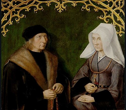 Portrait of Dirck Borre van Amerongen and Maria van Snellenberg, 1505, 