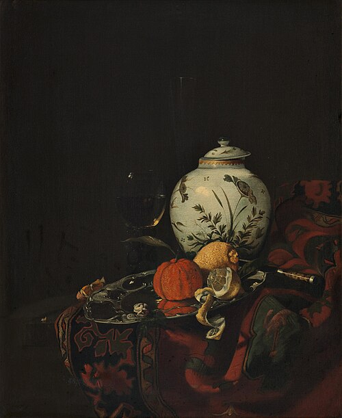 Still Life with Ming Vase with Lid, 1723, 