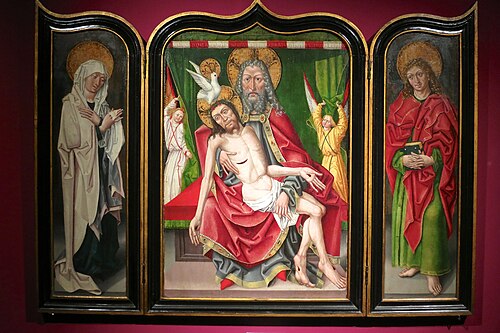 Triptych with the Holy Trinity, 1500, 