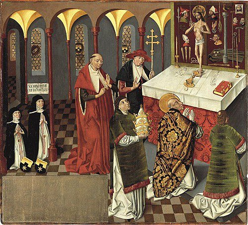 Die Messe des hl. Gregor, 1480, 