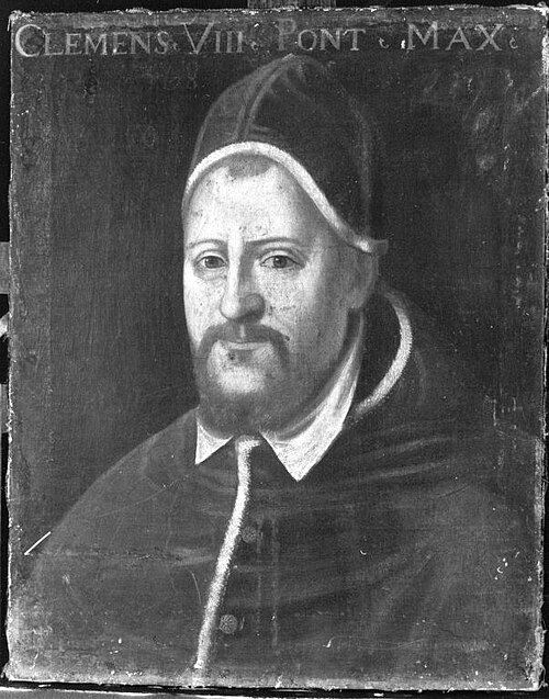 Portrait of Pope Clement VIII Aldobrandini, 1590, 