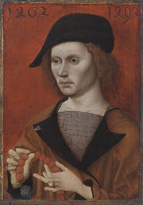 Portrait of an unknown man, 1492, 