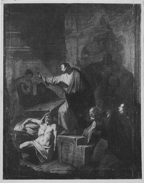 Auferweckung des Lazarus, 1730, 