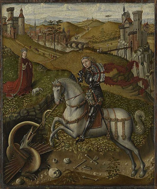Der hl. Georg mit dem Drachen, 1460, 