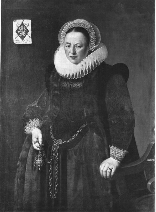 Portrait of Janneken Campherbeke (1565-1630), 1617, 