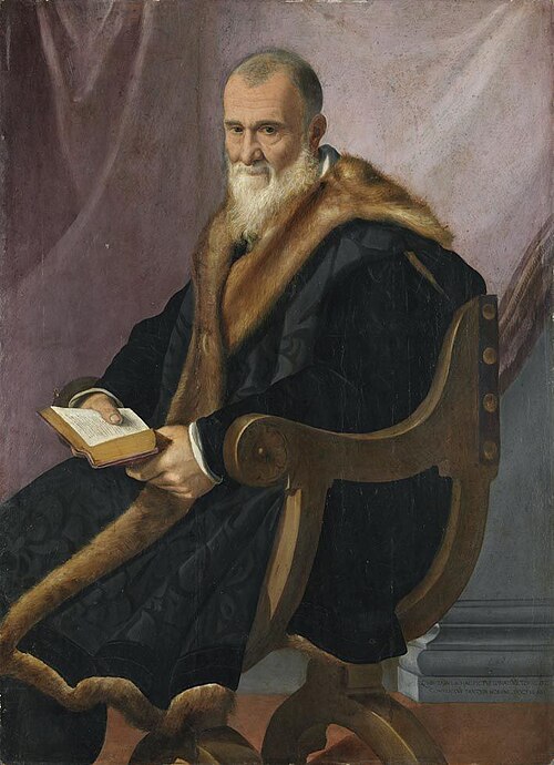 Portrait of the Florentine humanist Pietro Vettori, 1572, 