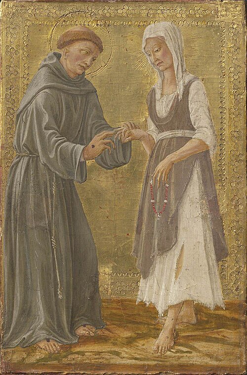 Das Ordensgelübde der Armut, 1460, 