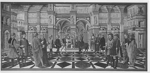 Das Eselswunder des hl. Antonius, 1460, 