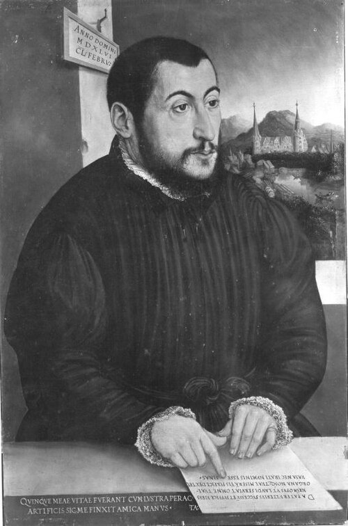 Portrait de Peter Canisius, 1546, 