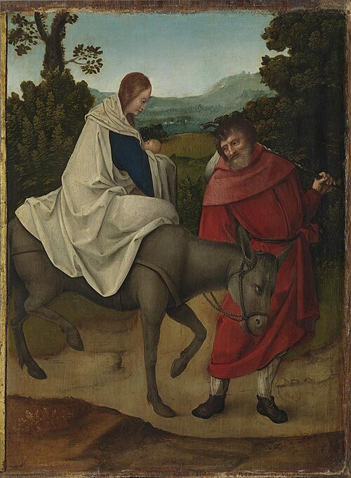 The flight into Egypt, 1515, 