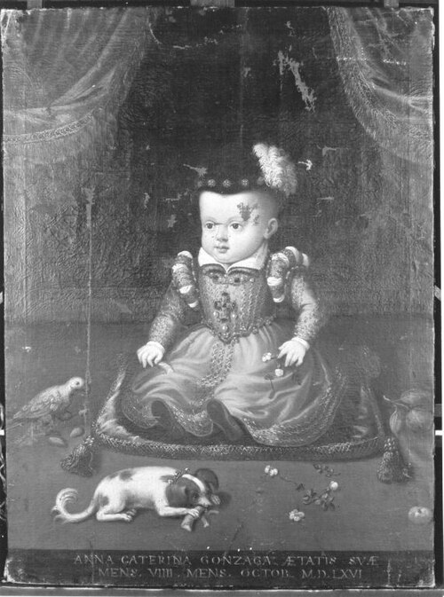 Kinderbildnis der Anna Katharina Gonzaga, 1566, 