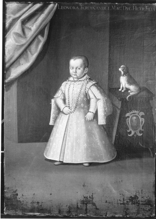 Kinderbildnis der Elionora von Toskana, Tochter des Großherzogs Ferdinand I., 1600, 