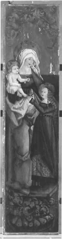 Madonna and Child with Saint Anne (Back: Remnant of a halo), 1510, 