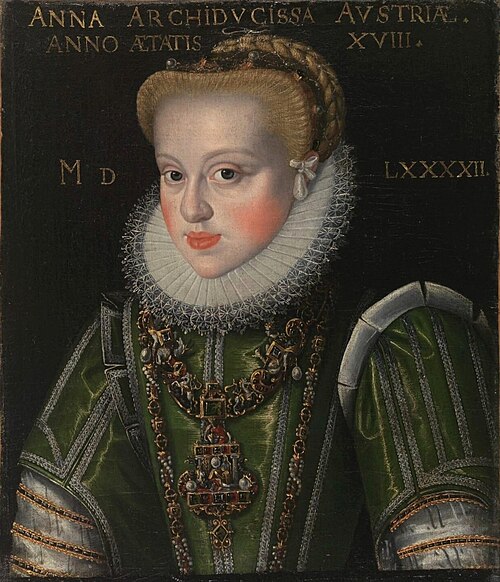 Portrait of Archduchess Anna at the age of 18, 1592, 