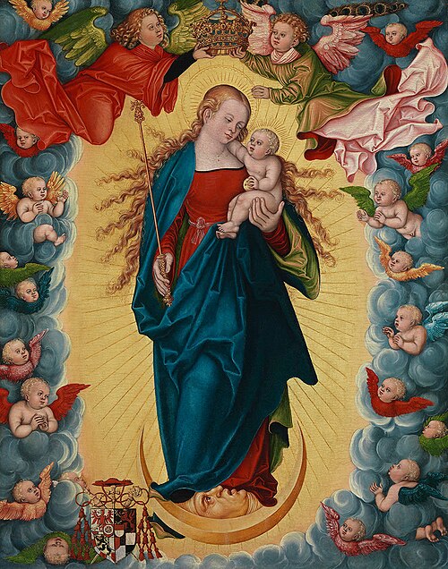 The Virgin on a Crescent Moon, 1525, 