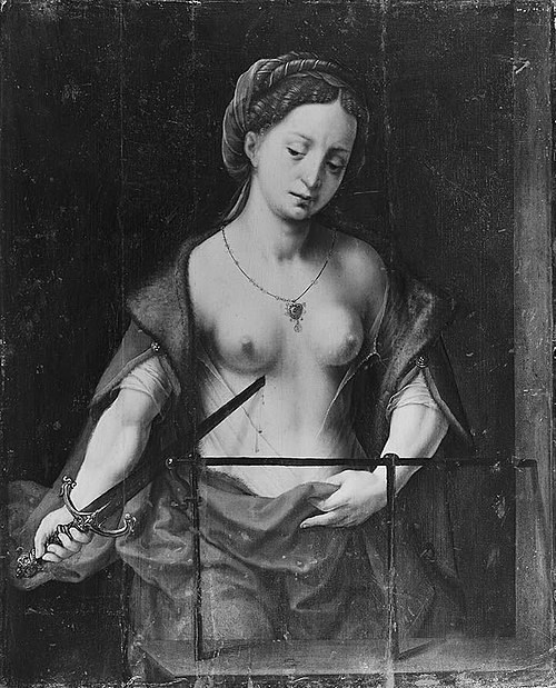 The suicide of Lucretia, 1540, 
