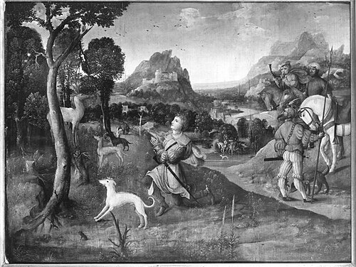 Saint Hubertus, 1530, 