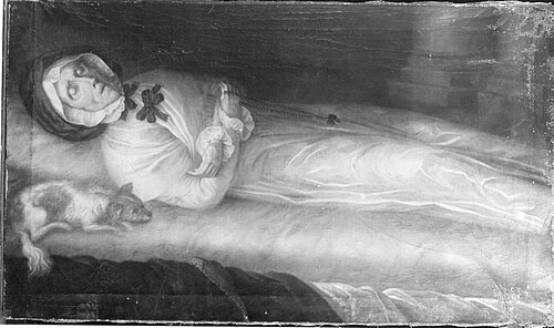 Elisabeth Winkopp on her deathbed, 1796, 