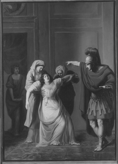 Antike Verstoßungsszene, 1800, 