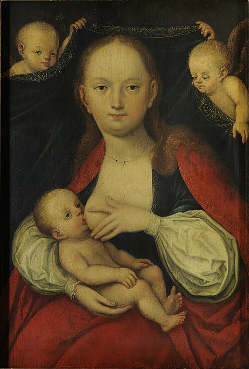 Madonna and Child (Maria lactans), 1537, 