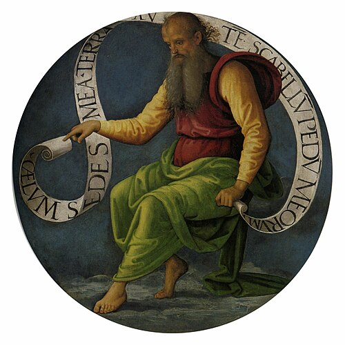 Le Prophète Isaïe, 1550, 