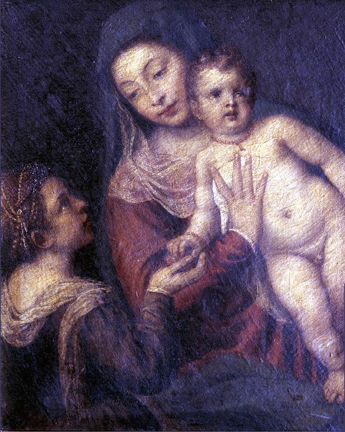 Madonna and Child with Saint Catherine, 1550, 