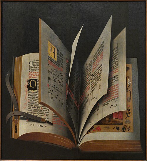 Livre ouvert, 1500, 